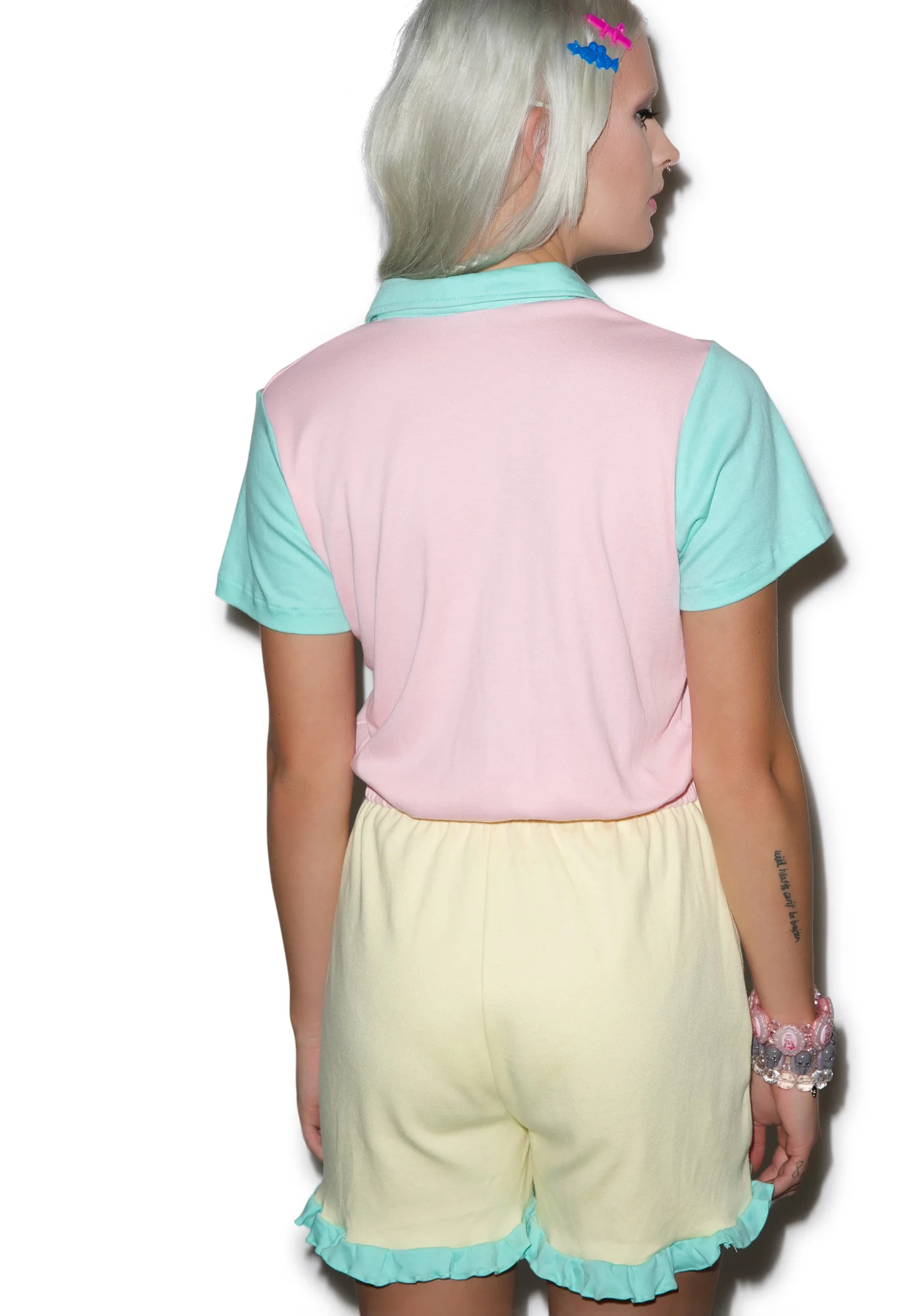 You Got It Dude Ruffle Romper - Image 3
